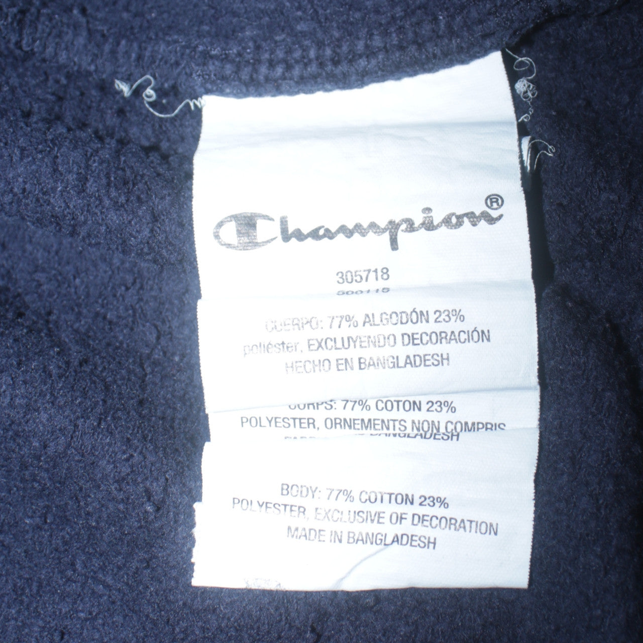 Champion Boys Blue 11-12 Years 1/4 Zip Pullover Hoodie