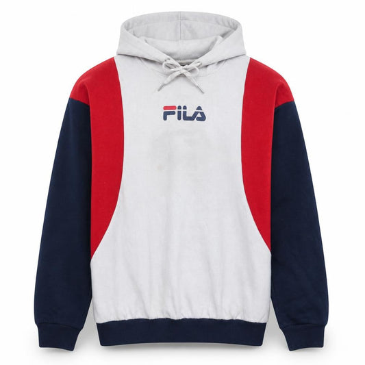 FILA Mens Multicoloured Small Pullover Hoodie Sportswear