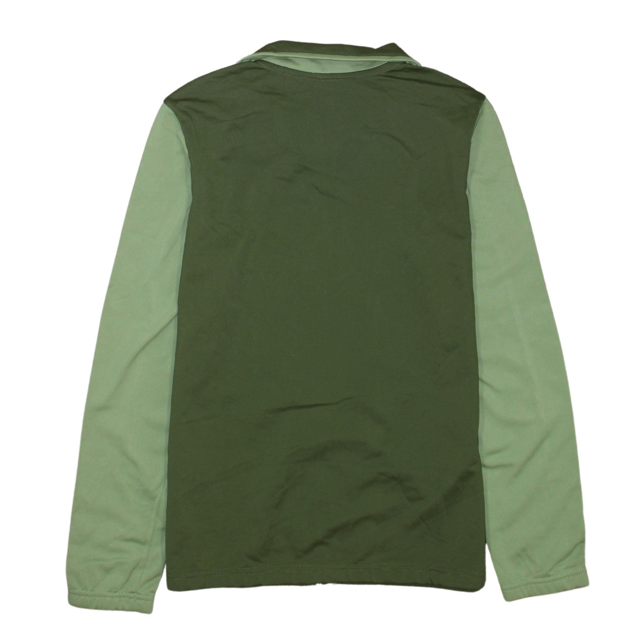 Nike Boys Green Track Jacket Size 13-14 Years Full Zip Activewear