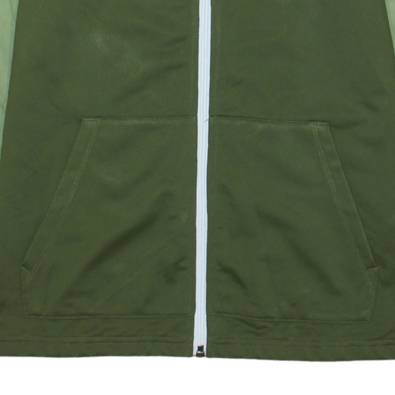Nike Boys Green Track Jacket Size 13-14 Years Full Zip Activewear