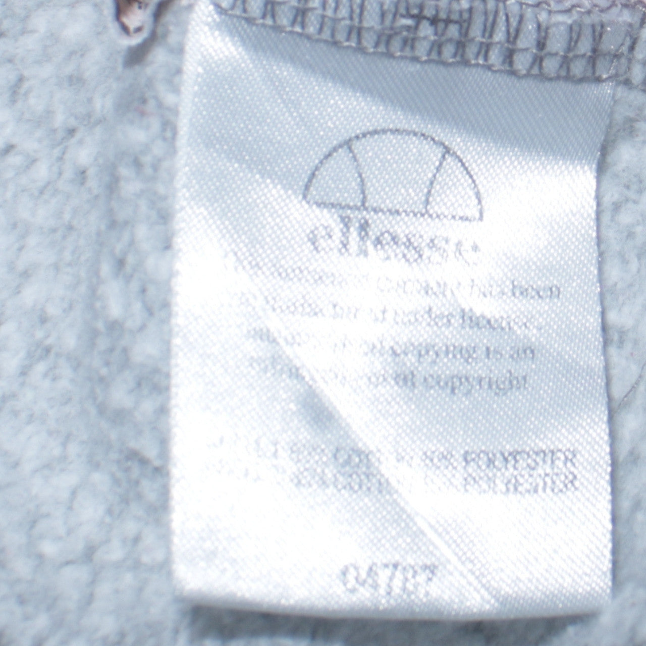 Ellesse Womens Grey Colourblock Logo Sweatshirt UK 12 Pullover