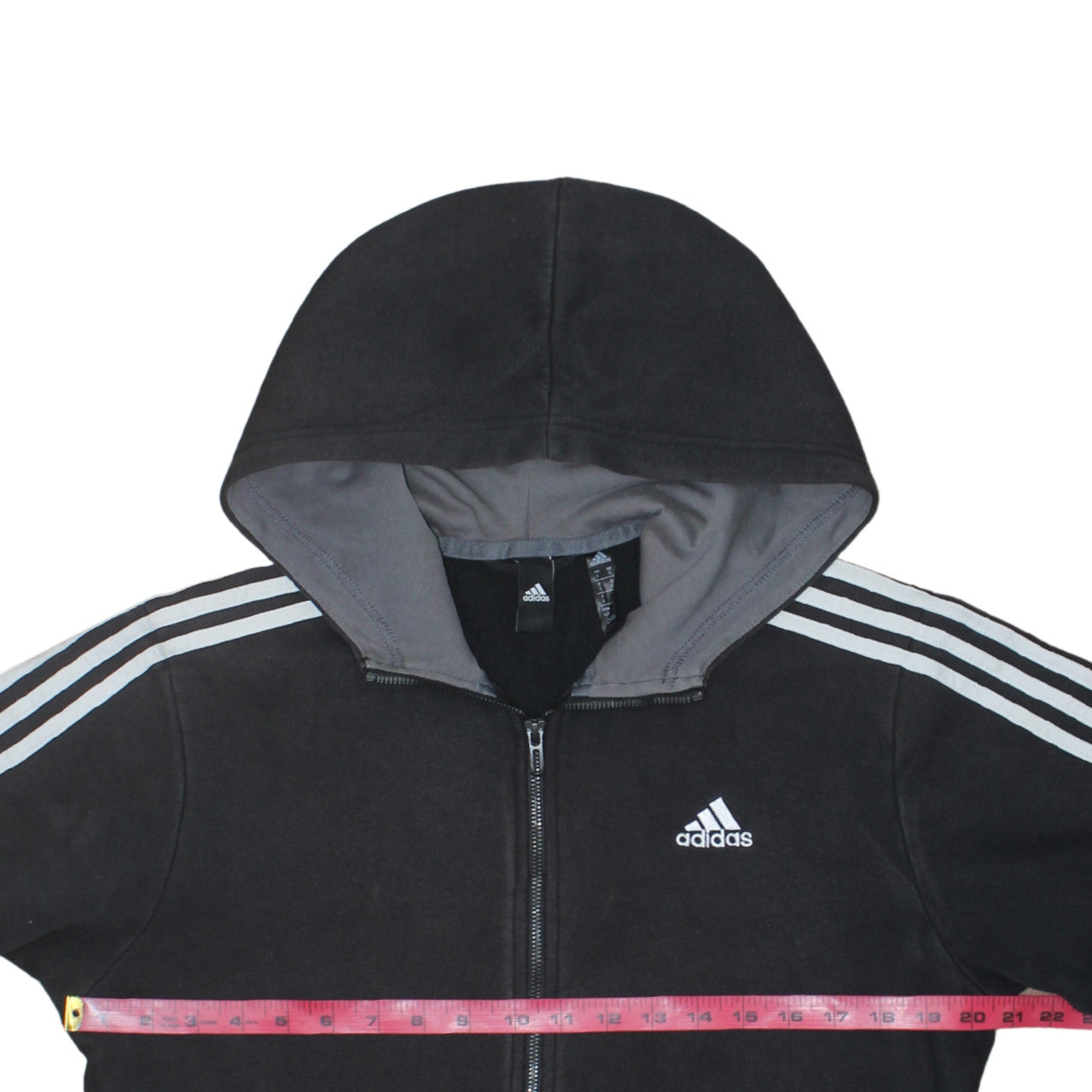 Adidas Men's Black Full Zip Hoodie Size S Sportswear