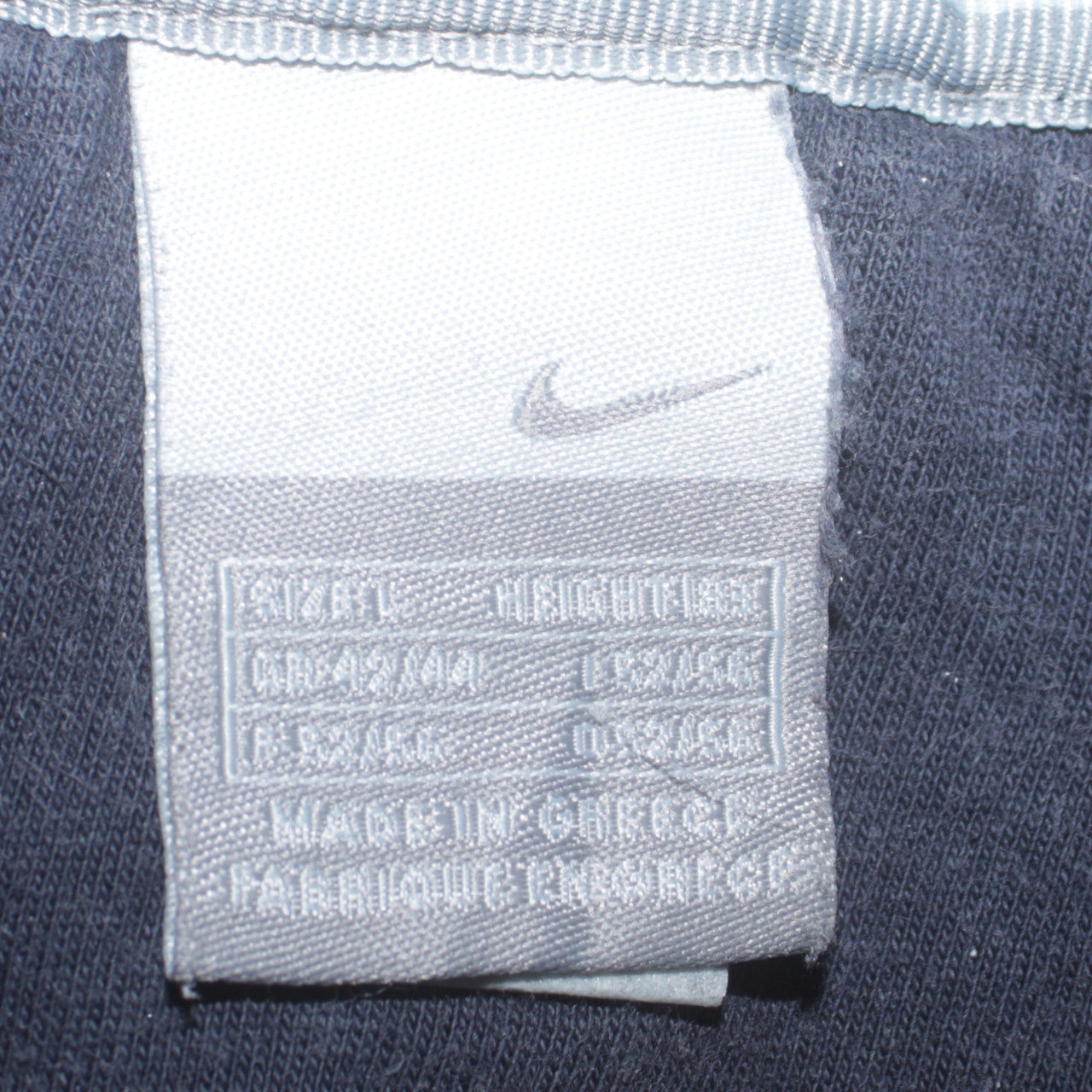 Nike Men's Blue 1/4 Zip Fleece Sweatshirt Size L