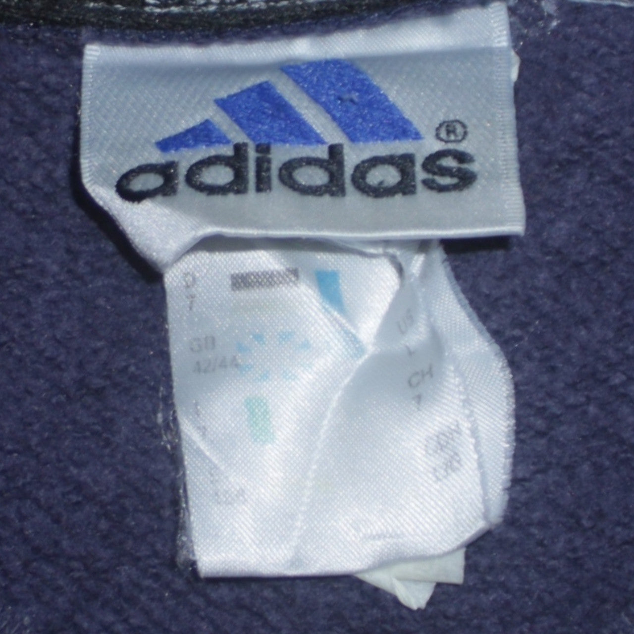 Adidas Men's Blue Crew Neck Pullover Sweatshirt Size L