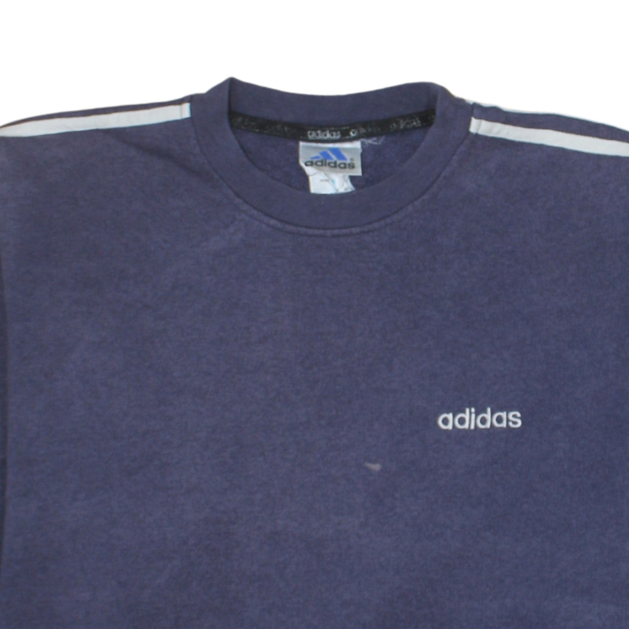 Adidas Men's Blue Crew Neck Pullover Sweatshirt Size L