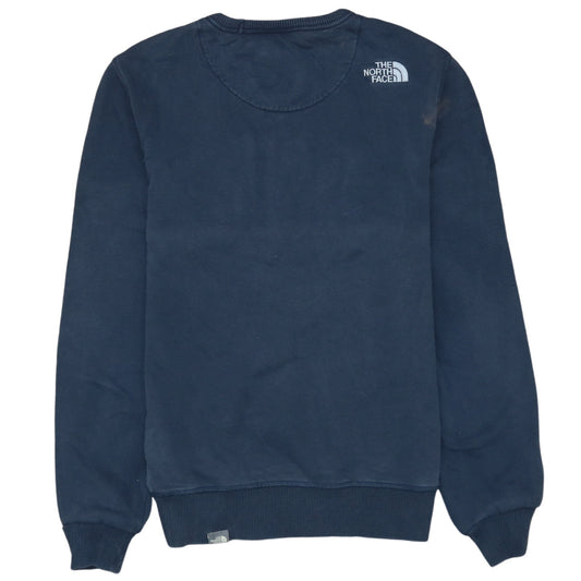 The North Face Men's Blue XS Pullover Sweatshirt Embroidered Logo