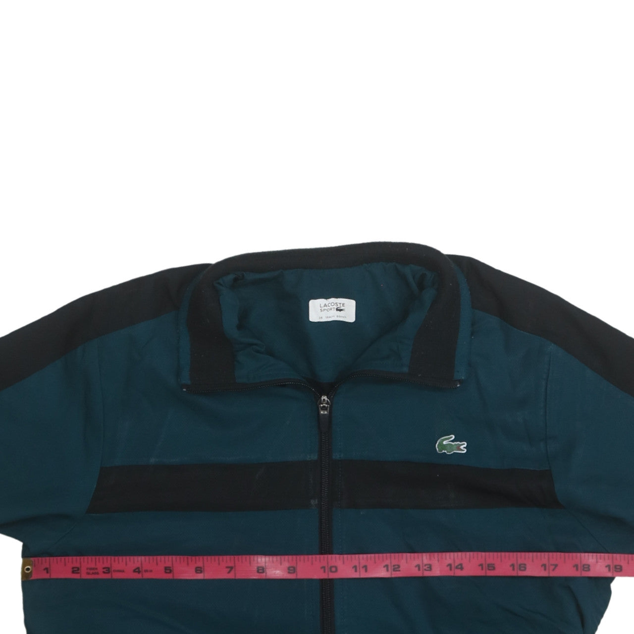 Lacoste Boys Blue Track Jacket Size 16 Years Full Zip Sportswear