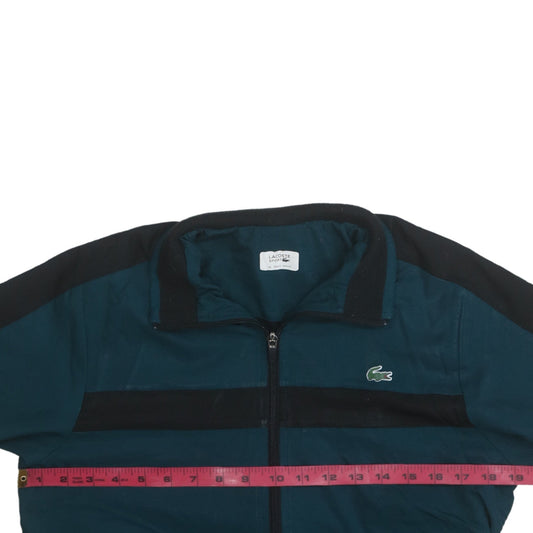 Lacoste Boys Blue Track Jacket Size 16 Years Full Zip Sportswear