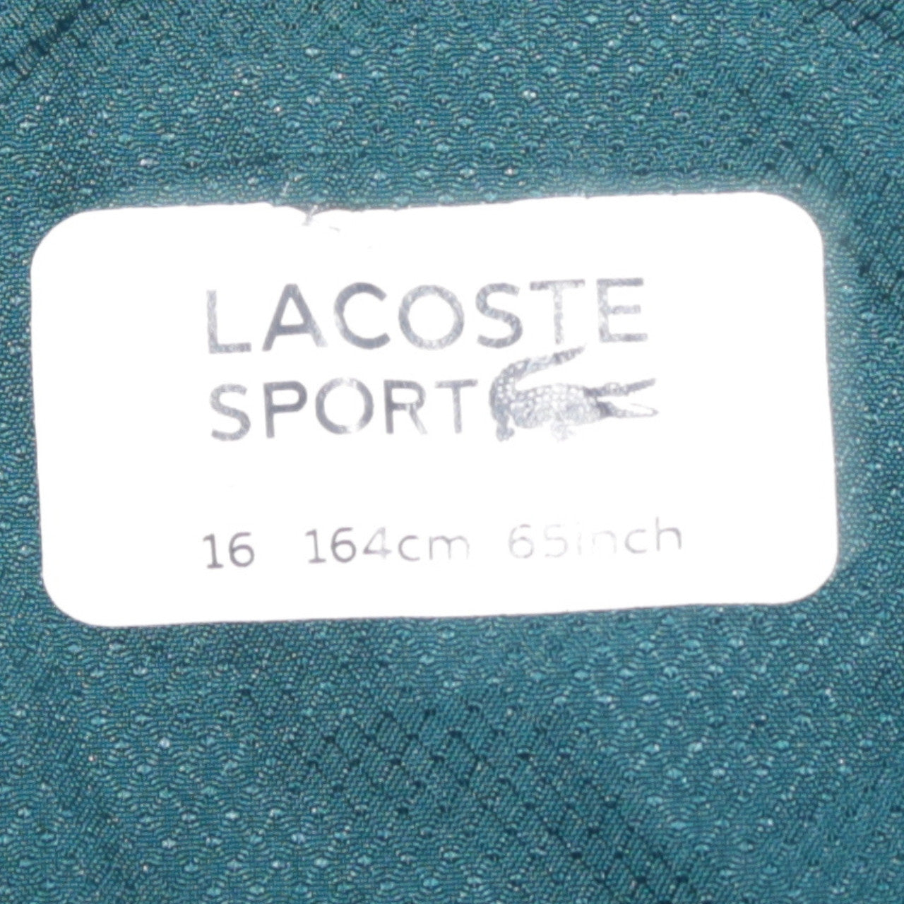 Lacoste Boys Blue Track Jacket Size 16 Years Full Zip Sportswear