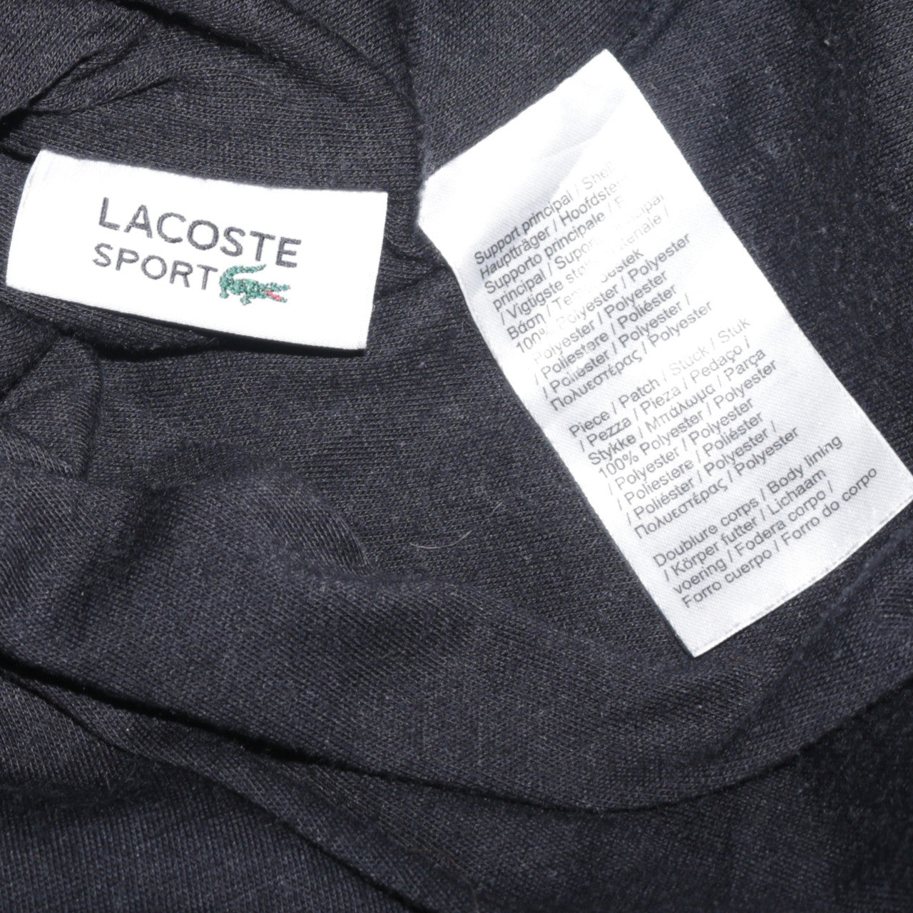 Lacoste Boys Blue Track Jacket Size 16 Years Full Zip Sportswear