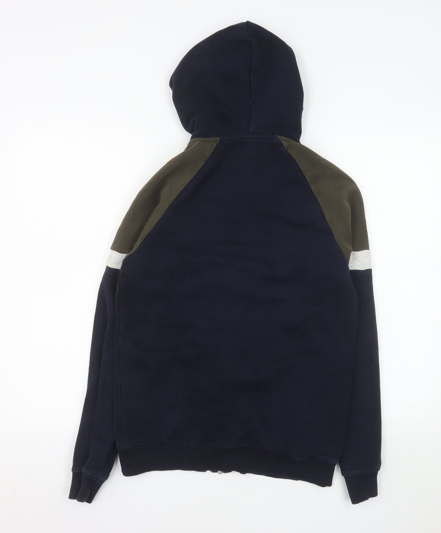 Next Men’s Blue Hooded Full Zip Jacket Size S Cotton Blend