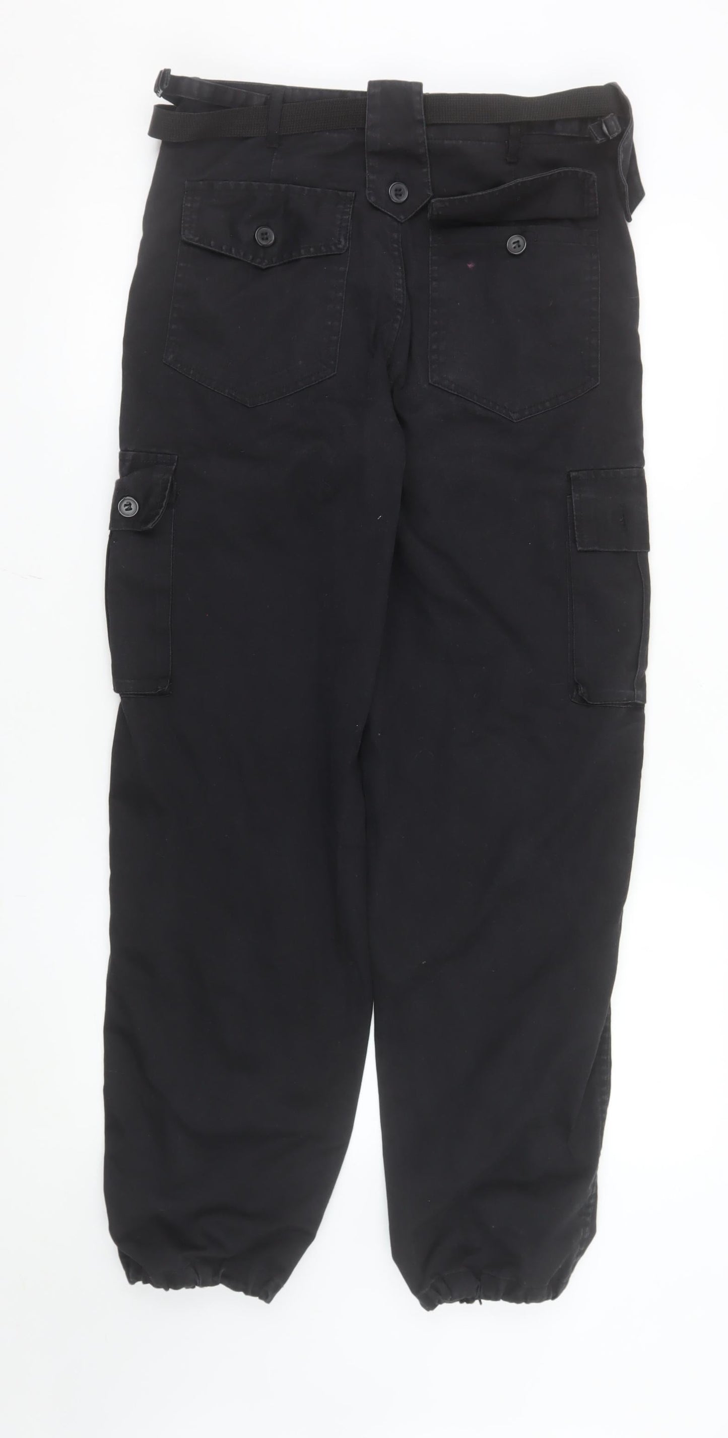 Kombat UK Men's Black Cargo Trousers Size 30 Regular Fit