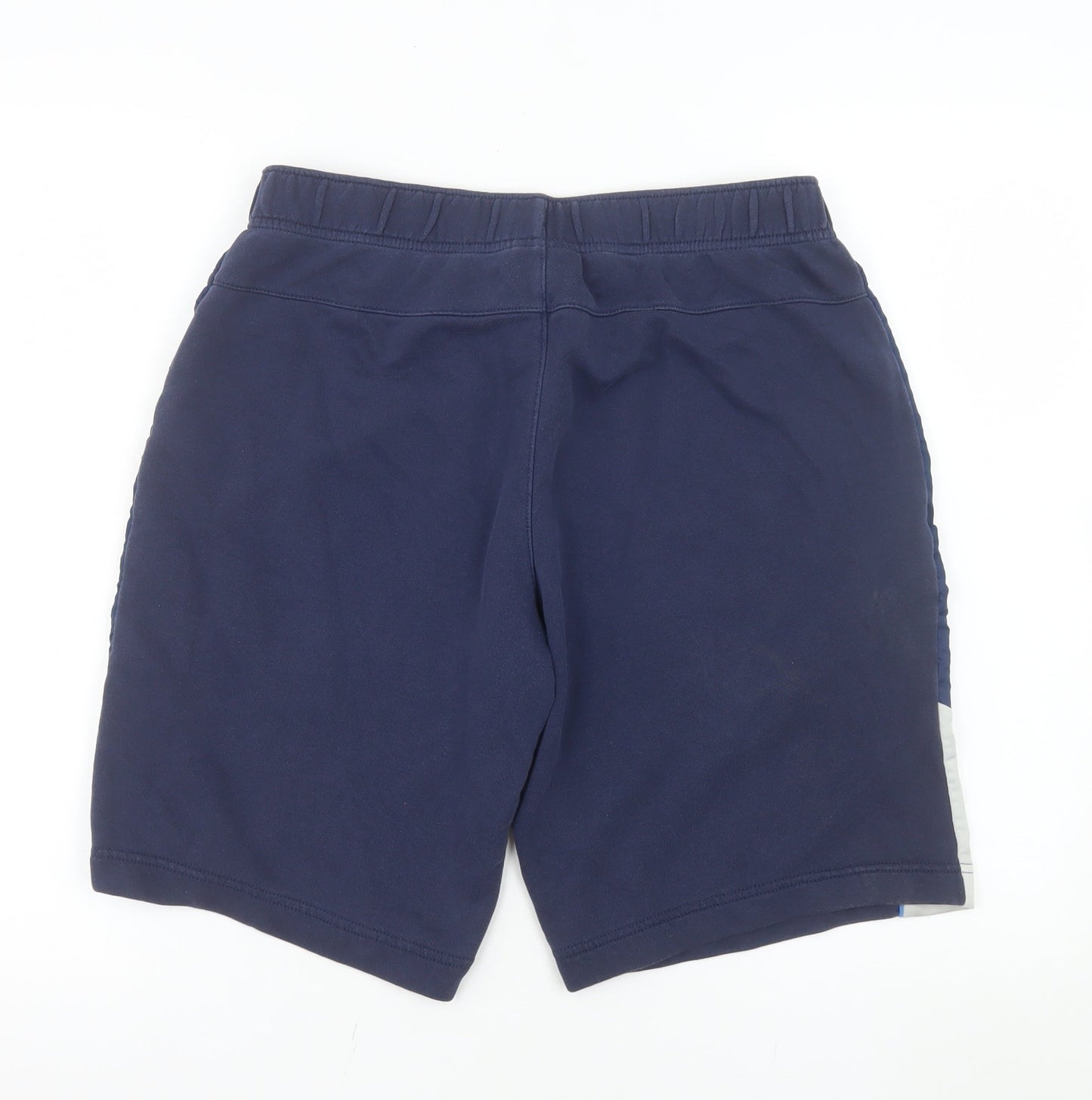 Nike Men's Blue Regular Fit Sweat Shorts M Elastic Waist