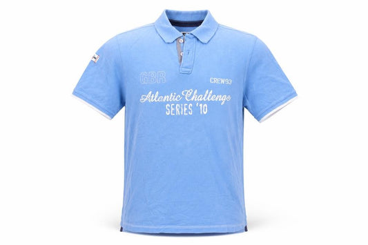 Crew 93 Men's Blue 2XL Atlantic Challenge Polo Shirt