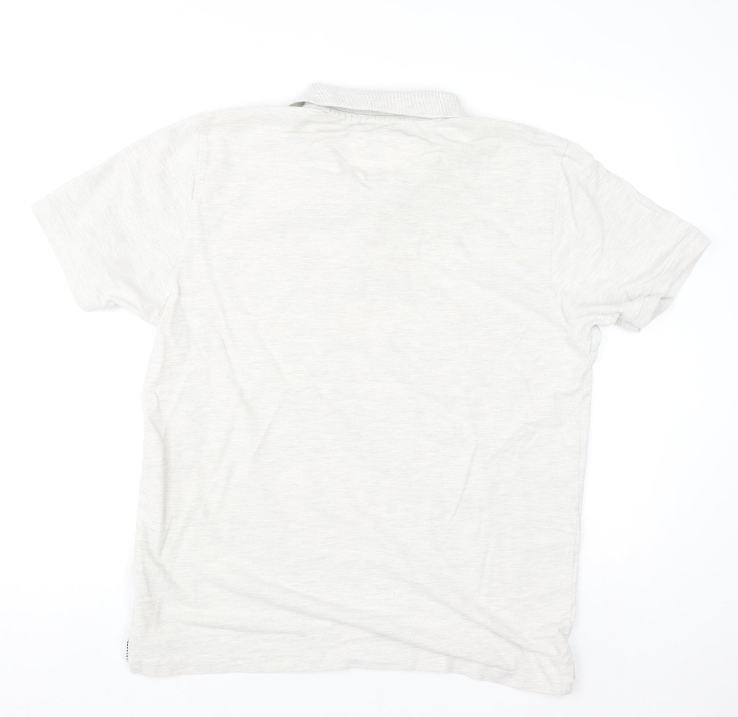 Crew Clothing Company Men's Ivory XL Polo Shirt Cotton Casual