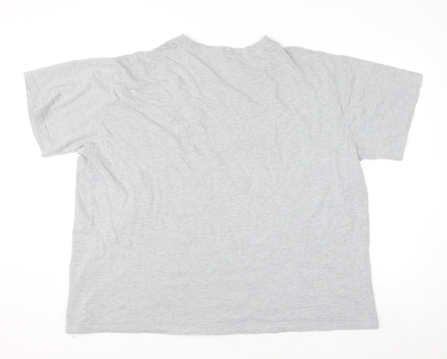 Boohoo Women’s Grey Crew Neck Relaxed Fit T-Shirt Size 20