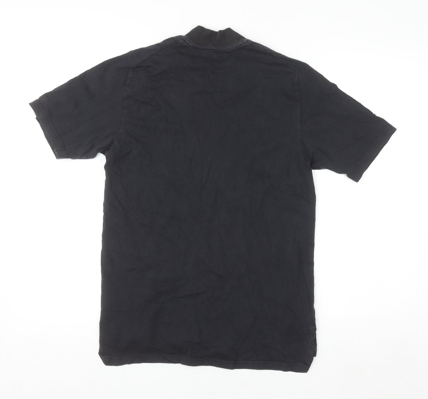Adidas Mens Black Small Fulham FC Short Sleeve Sports T-Shirt