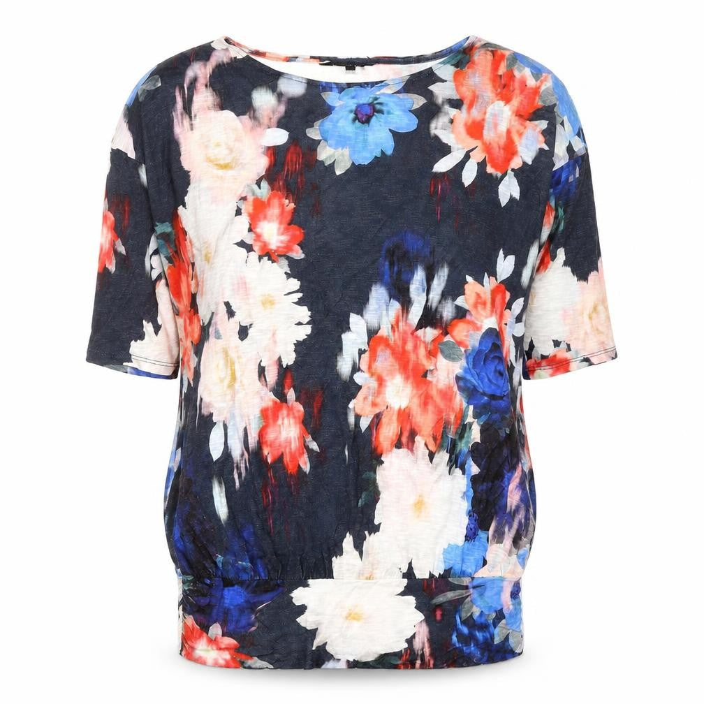 Front view of Phase Eight Women's Multicoloured Floral Tunic Blouse, size 10