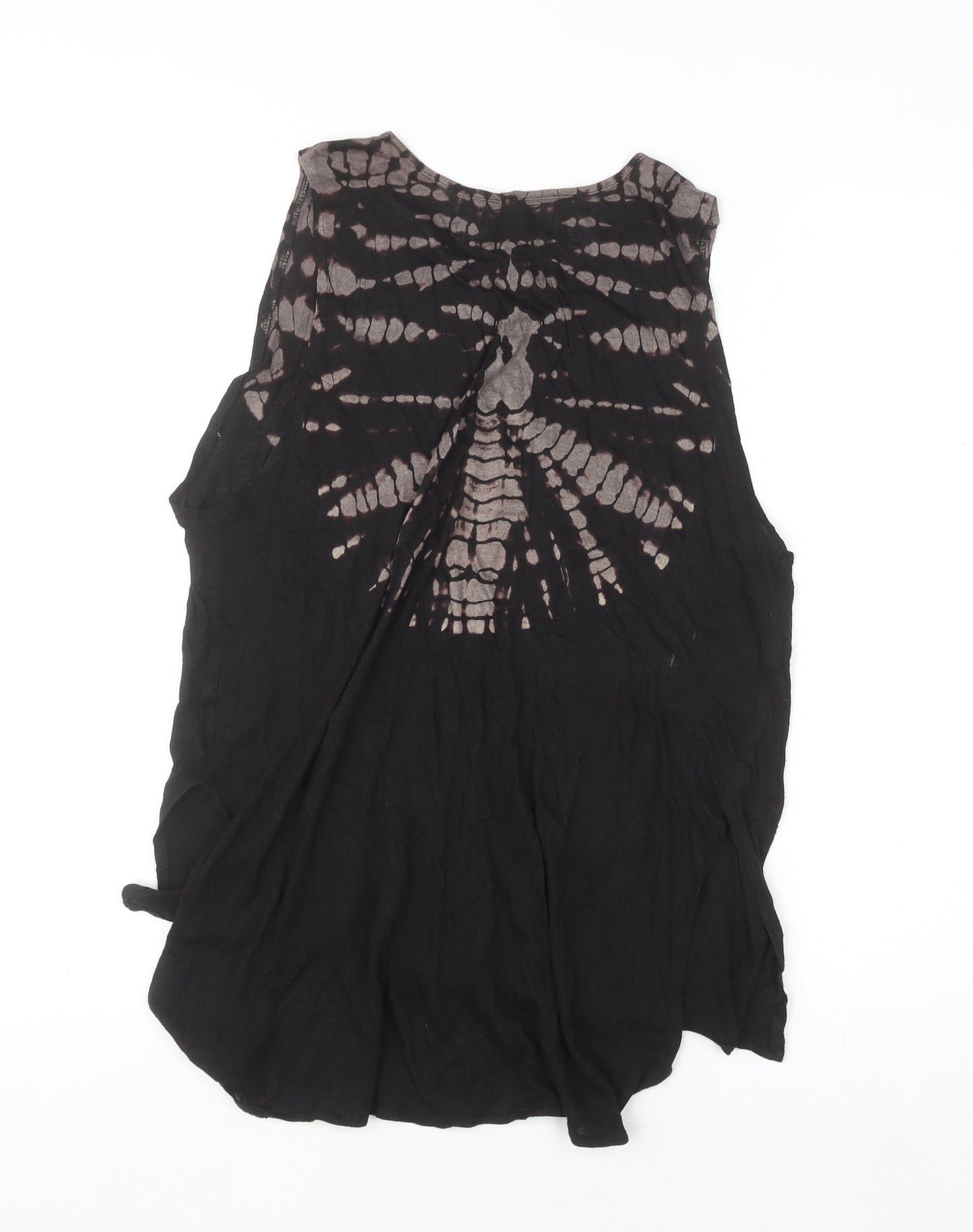 Label Lab Womens Black Tie Dye Sleeveless Camisole Top Size 12
