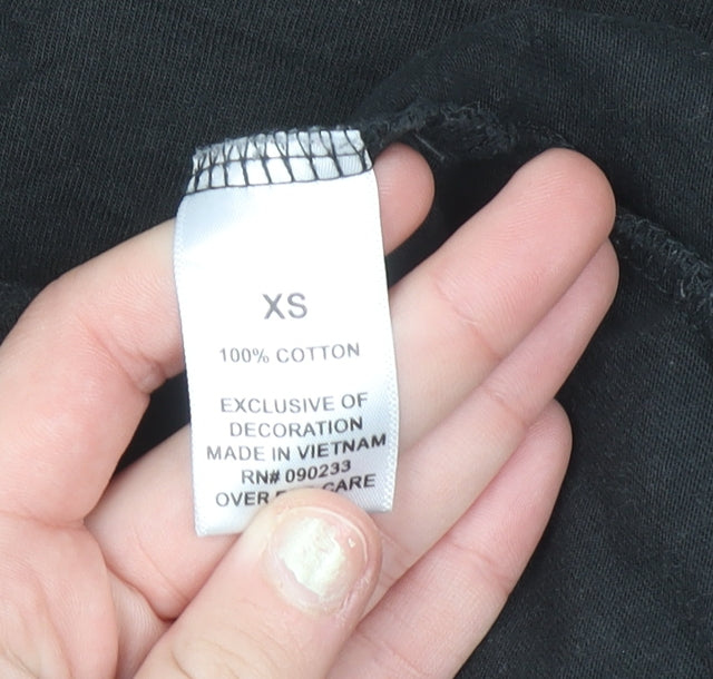 Fear of God Essentials Black Women's XS Relaxed Cotton T-Shirt