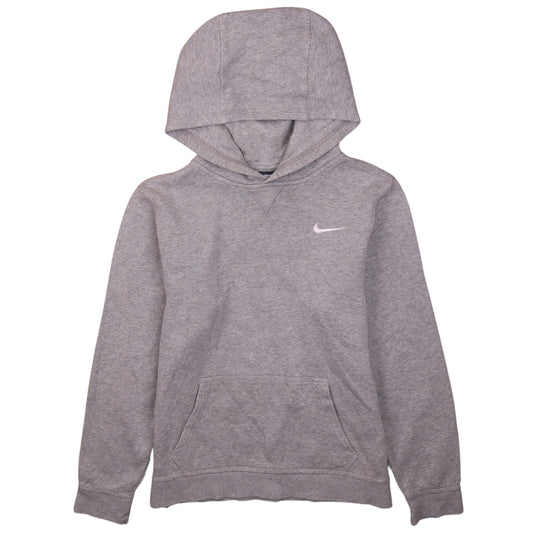 Nike Boys Grey Pullover Hoodie XL 13-15 Years Classic Sportswear
