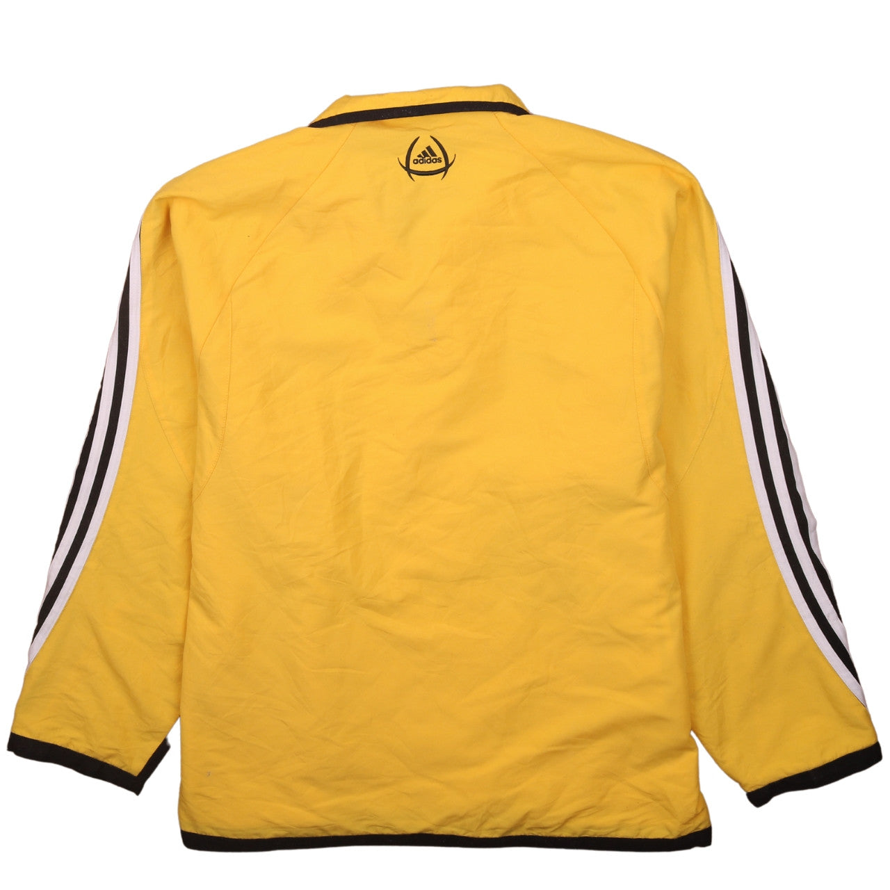 Adidas Men's Yellow XL Sports Full Zip Lightweight Jacket