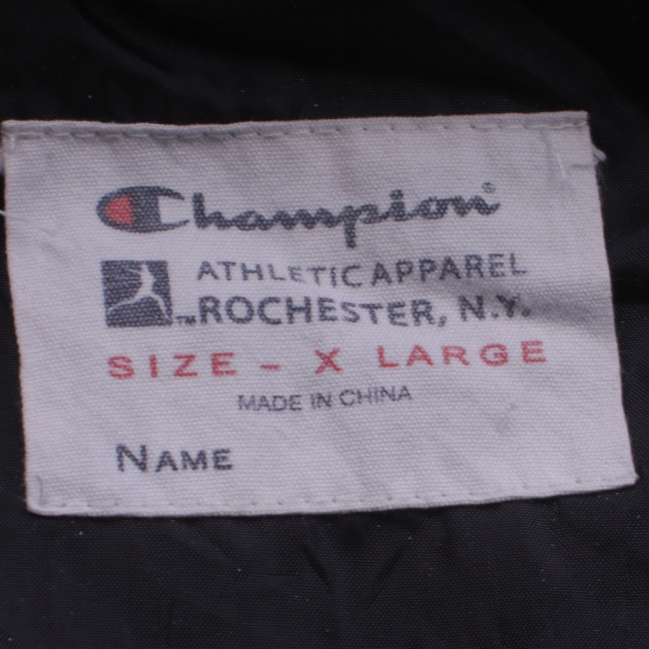 Champion Men's Black Grey XL Varsity Hoodie Jacket