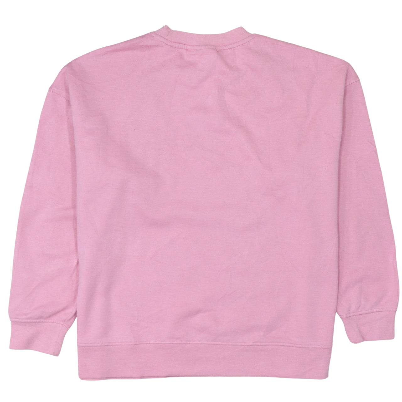 Disney Women Pink Minnie Mouse Sweatshirt Size L Pullover Crew Neck