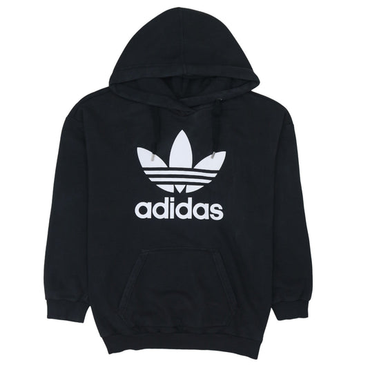 Adidas Men's Black Trefoil Pullover Hoodie Size S