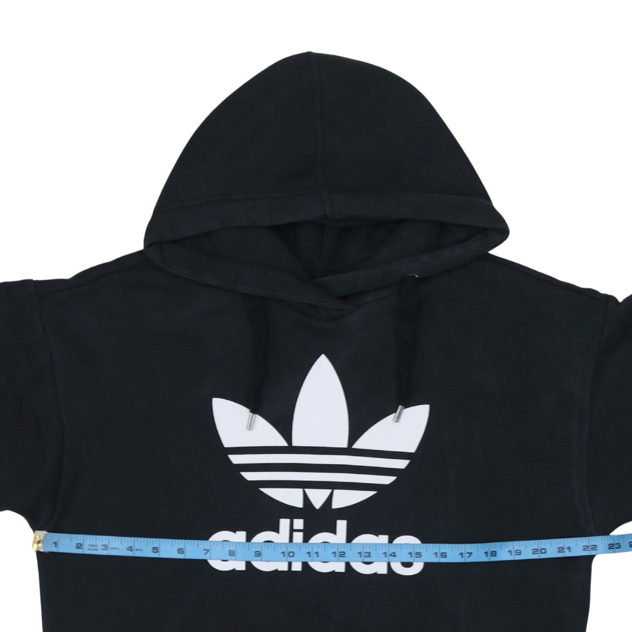 Adidas Men's Black Trefoil Pullover Hoodie Size S