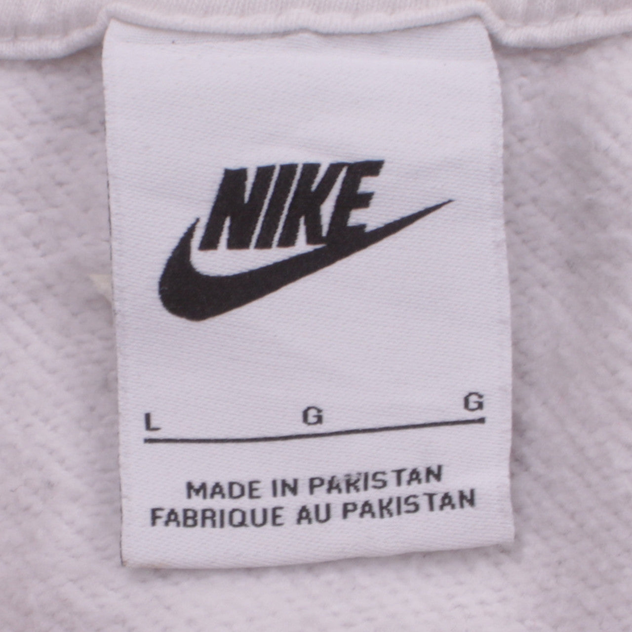 Nike Women’s White Crew Neck Pullover Sweatshirt Size L