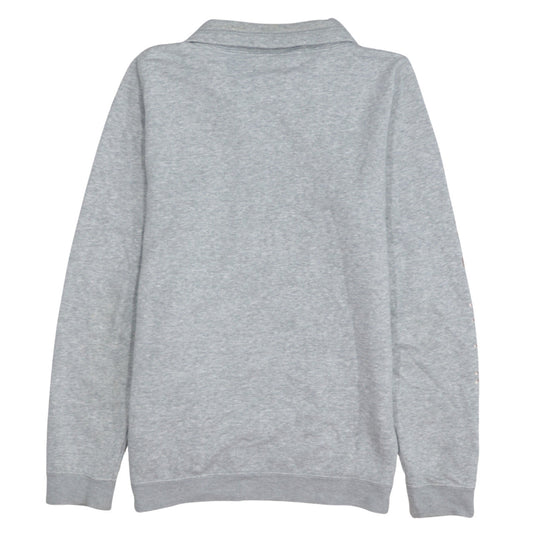 Nike Air Women's Grey 1/4 Zip Pullover Sweatshirt XS