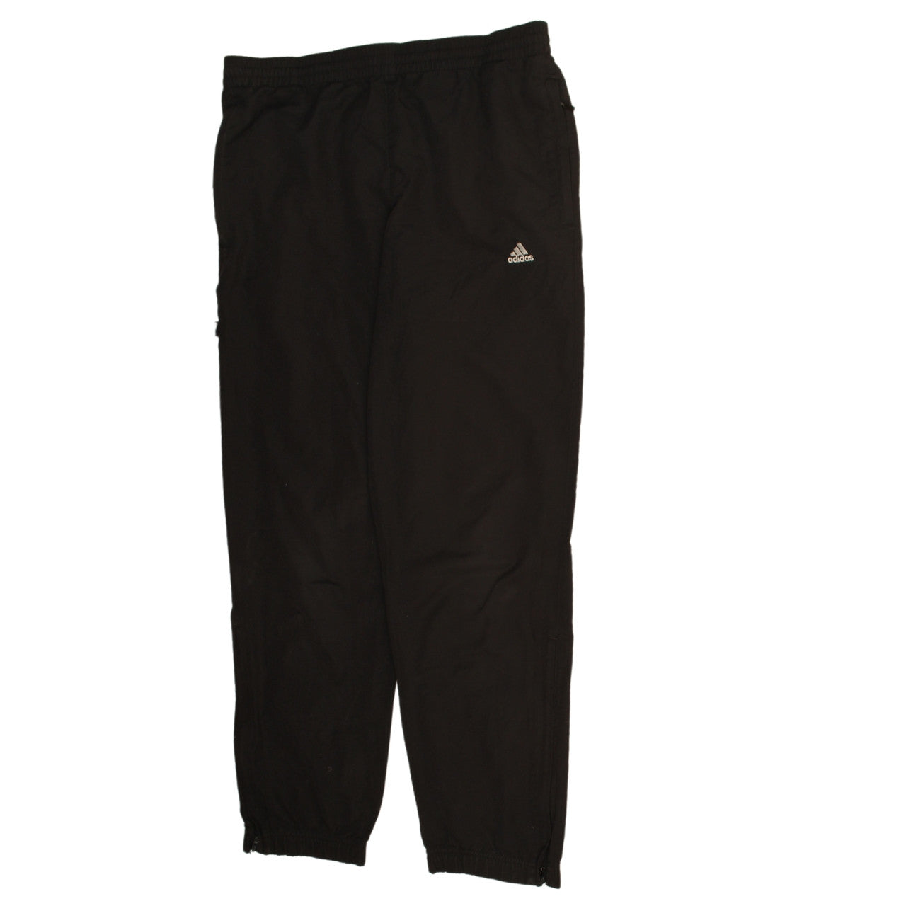 Adidas Men's Black M Track Pants Elastic Waist Quick Dry Activewear