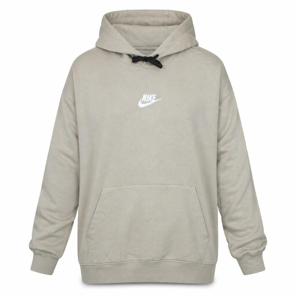 Nike Women’s Beige Pullover Hoodie XL Cotton Blend Casual Sweatshirt