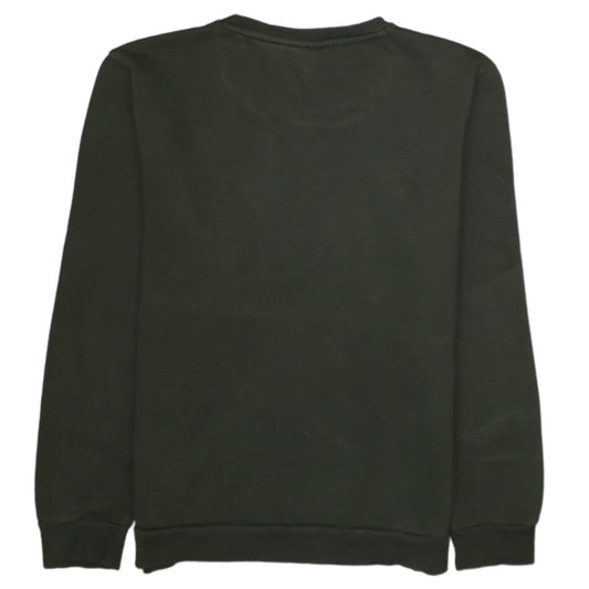 Puma Men's Green Small Crew Neck Pullover Sweatshirt