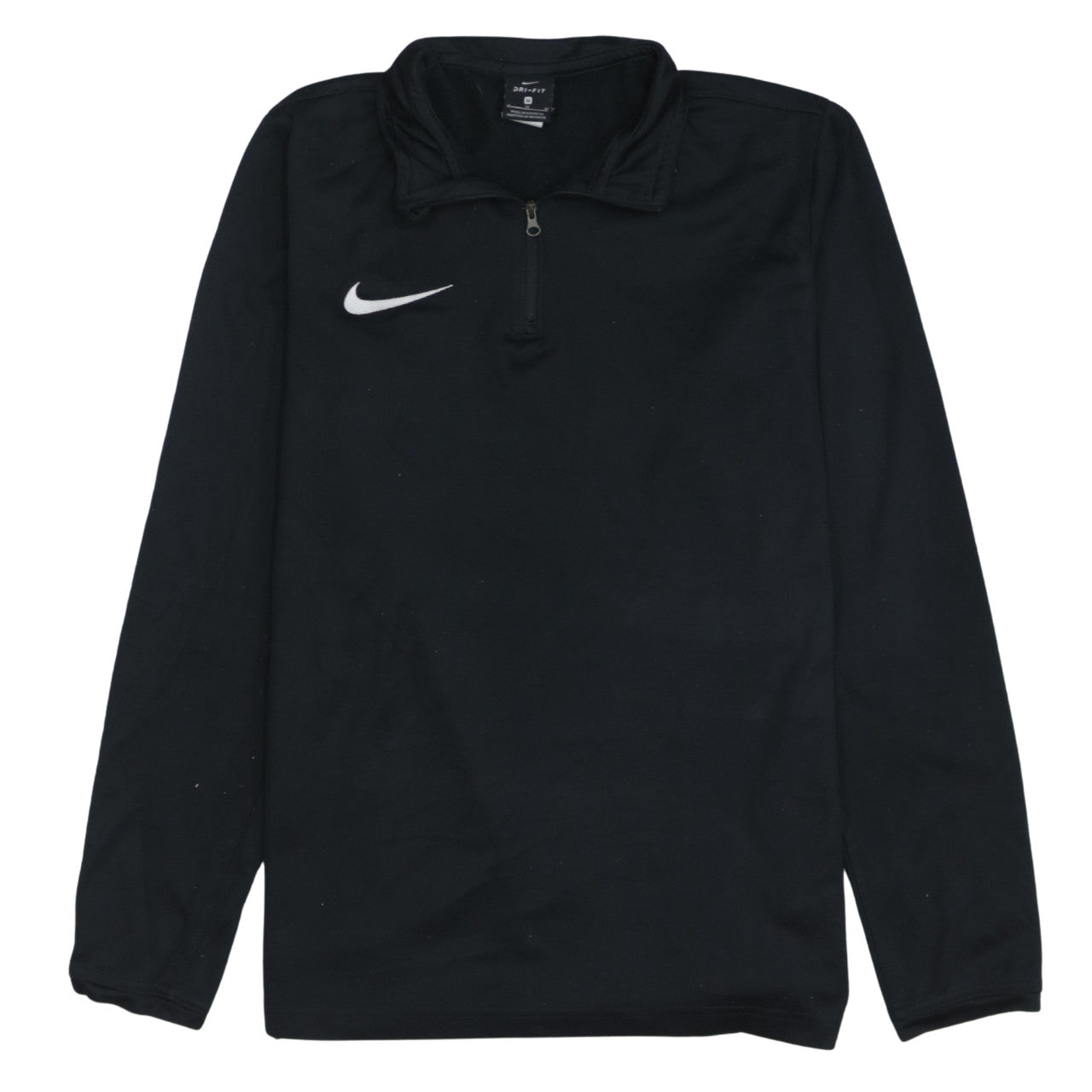 Nike Men’s Black Dri-Fit 1/4 Zip Sweatshirt XL Sports Pullover