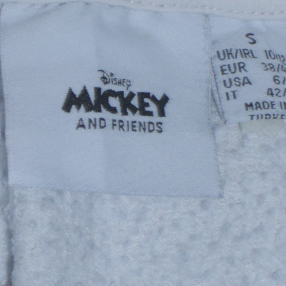 Disney Mickey And Friends White Donald Duck Unisex Hoodie Small