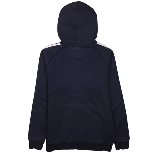 Adidas Boys Navy Blue Pullover Hoodie L Performance Essentials