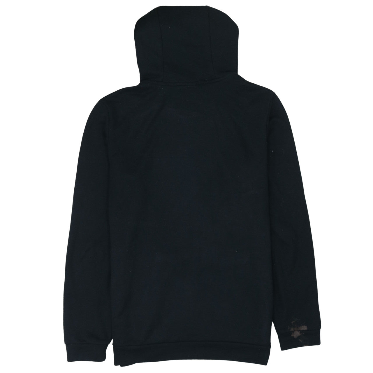 Nike Mens Black Pullover Hoodie Small Logo Graphic Dri-Fit
