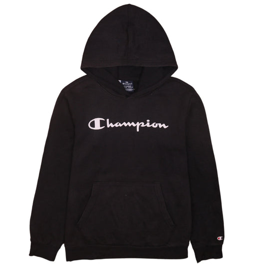 Champion Boys Black XL 13-14 Years Pullover Hoodie Sweatshirt