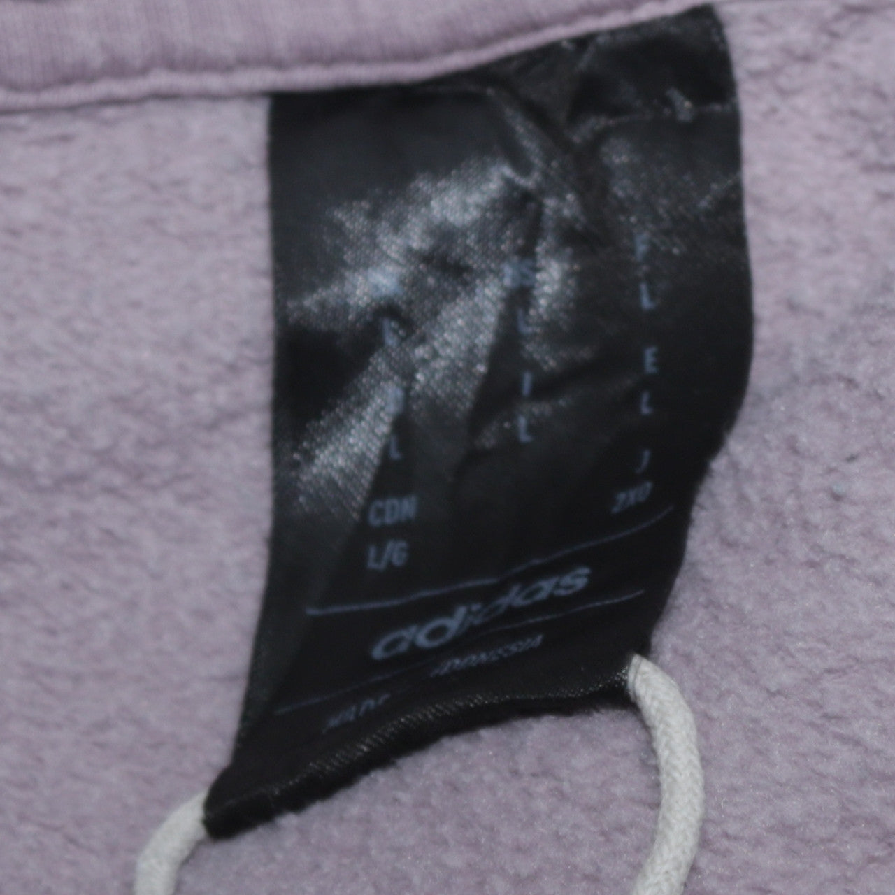adidas Women’s Purple Pullover Hoodie Size L Fleece Casual Sportswear