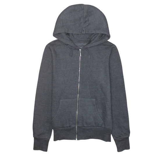 Atmosphere Women Grey Size 10 Full Zip Hoodie with Pockets