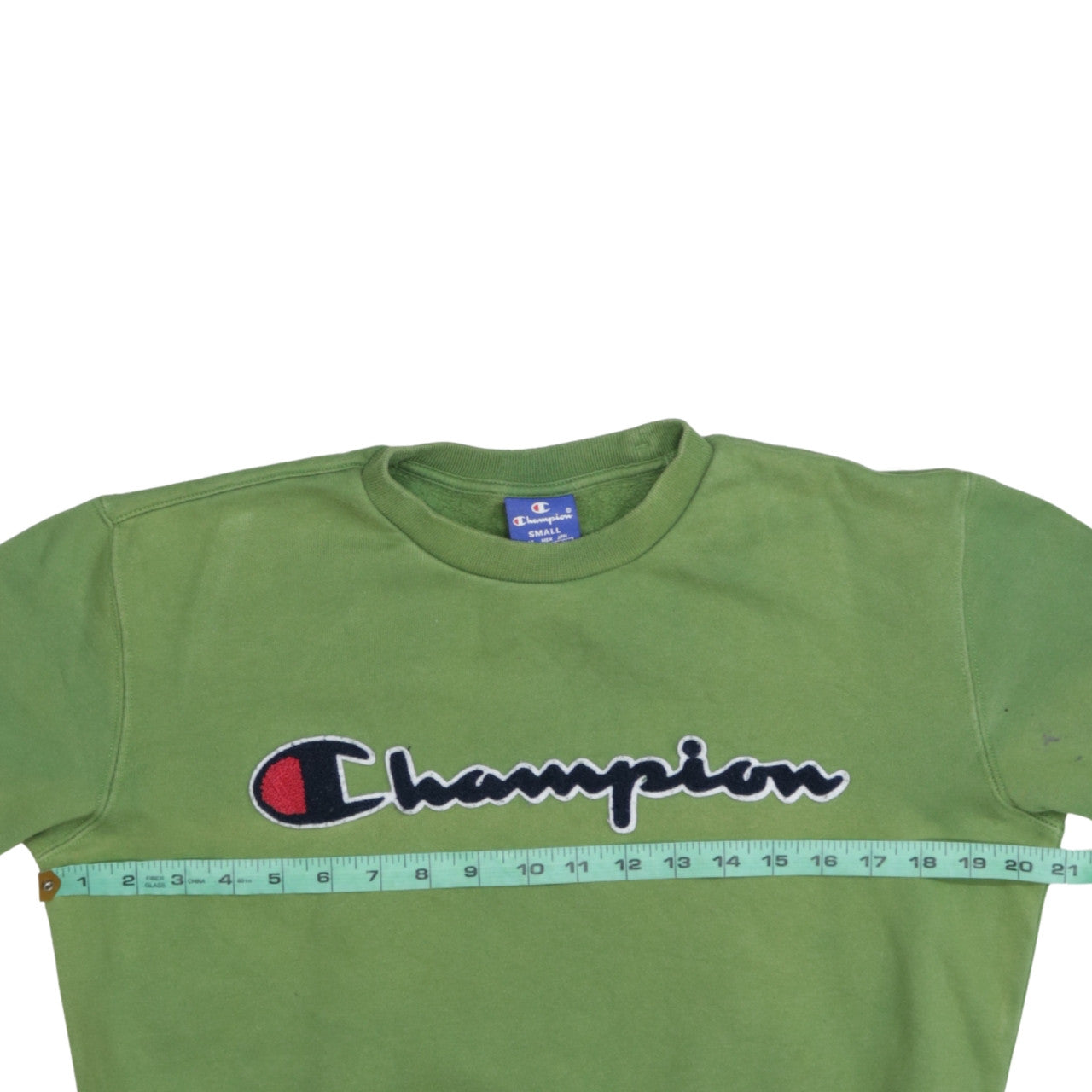 Champion Women’s Green Small Pullover Sweatshirt with Logo