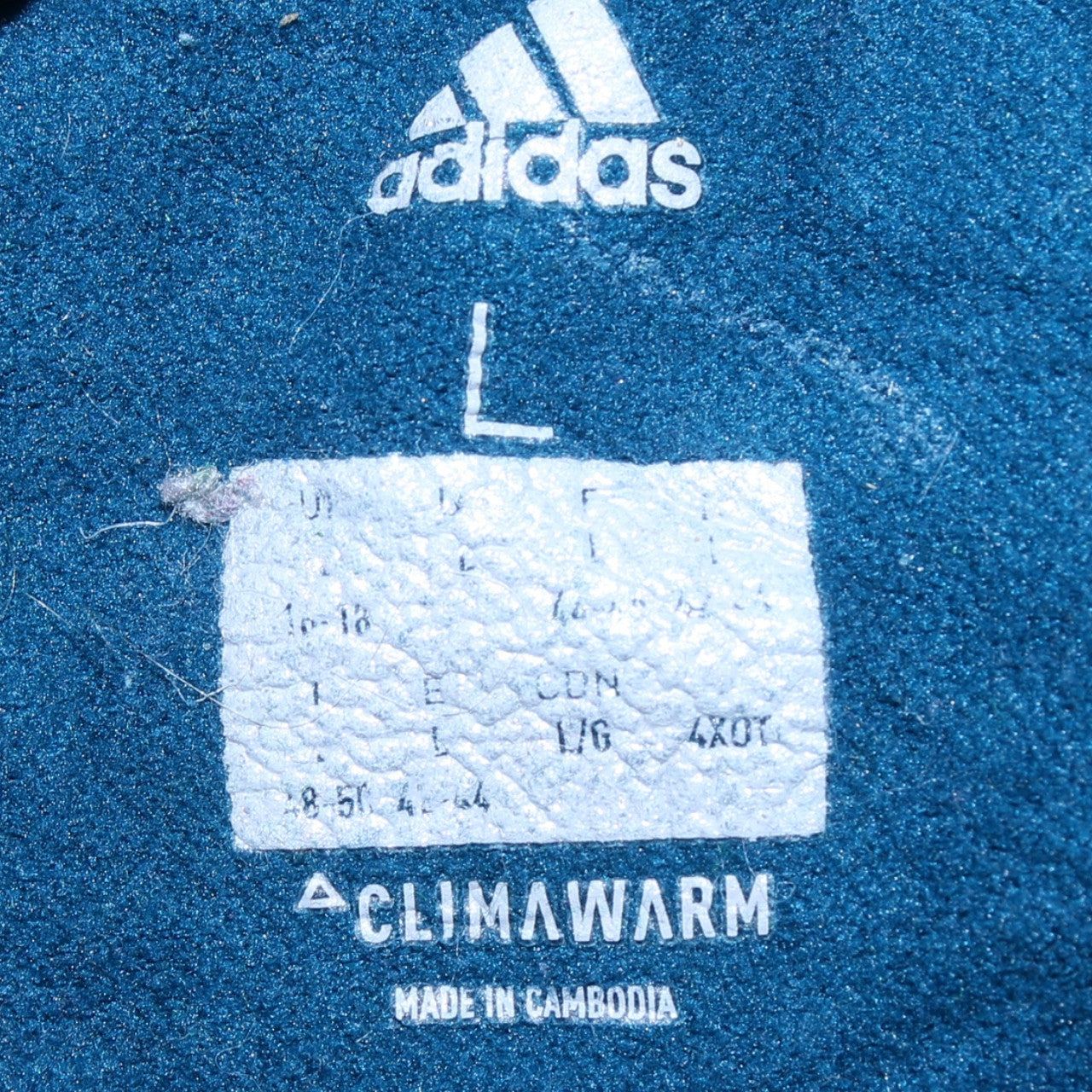 Adidas Men's Blue ClimaWarm Pullover Hoodie Size L