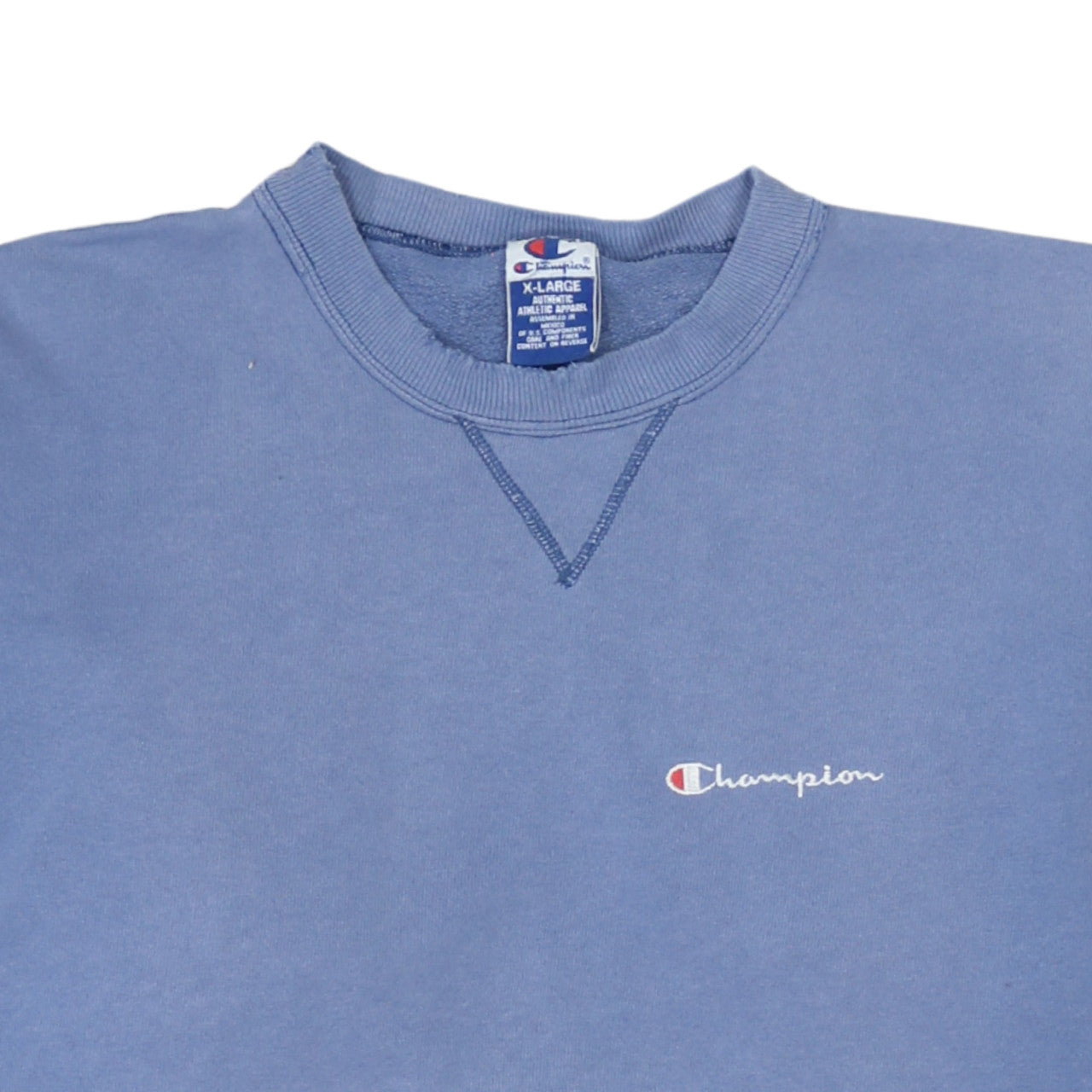 Champion Men's Blue XL Pullover Crew Neck Sweatshirt
