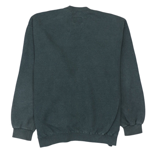 Nike Men’s Green Embroidered Logo Crew Neck Sweatshirt Size M