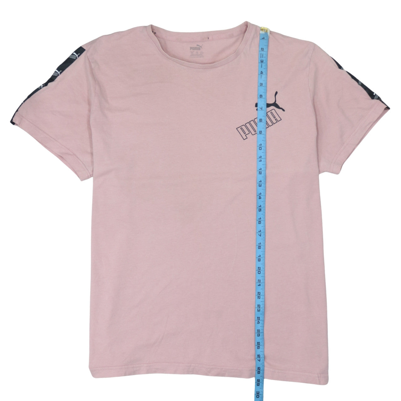 Puma Men's Pink Logo Crew Neck 2XL Short Sleeve Sports T-Shirt