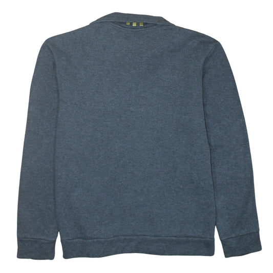 Adidas Boys Grey 13-14 Years 1/2 Zip Sweatshirt Hoodie