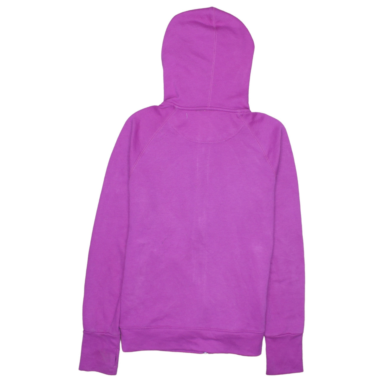 Adidas Women’s Pink Full Zip Hoodie Size 12-14 M Cotton Blend