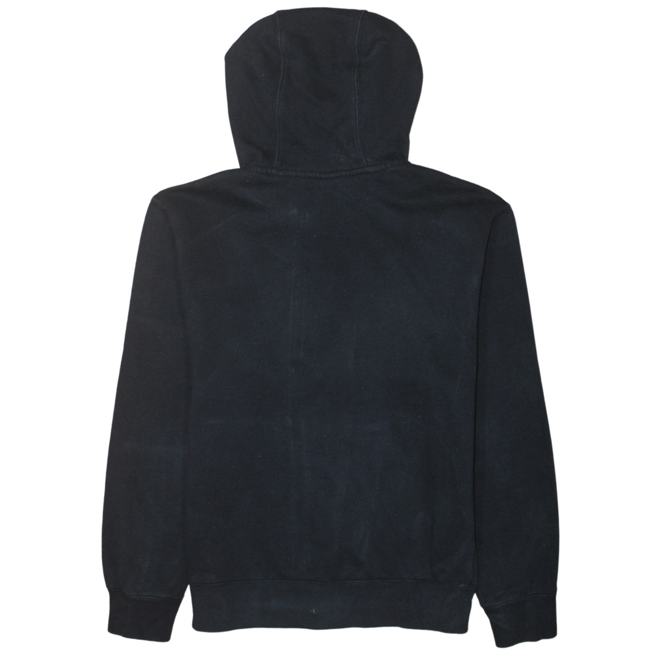 Nike Men's Black Full Zip Hoodie Small Logo Fleece Sweatshirt